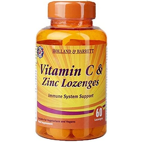 Holland & Barrett Vitamin C And Zinc, 60 Lozenges