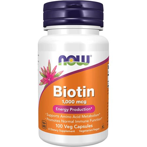 Now Foods Biotin 1000mcg 100 Veg Capsules