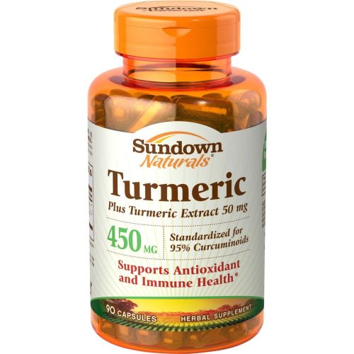 Sundown Naturals Turmeric 450 Mg Capsules 90 Ea