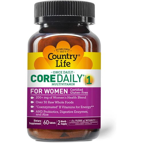 Country Life Core Daily-1 Multivitamins For Women, Energy Support