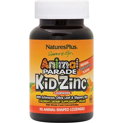 Nature Plus Animal Parade KidZinc, Tangerine Flavor - 90 Animal-Shaped Lozenges