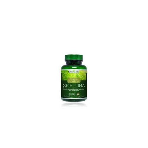 Natures Aid Spirulina 500mg, 90 Capsules