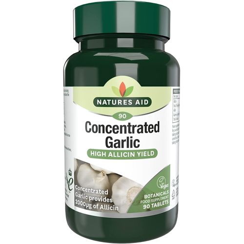 Natures Aid Concentrated Garlic 2000iu Tablets 90s