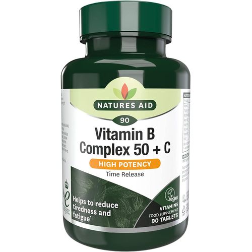 Natures Aid Vitamin B Complex + C (High Potency)