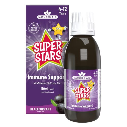 Natures Aid Super Stars Immune Support Chewable Tabs 60S