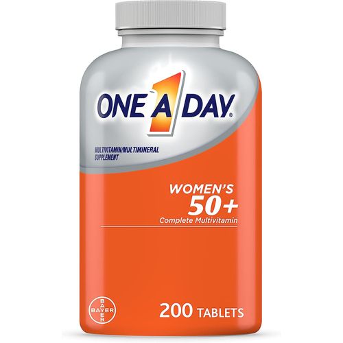 One A Day Women’s 50+ Multivitamins For Women With Vitamin A, C, D, E And Zinc