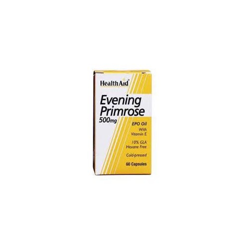 Health Aid Evening Primrose Oil 500mg + Vitamin E Capsules