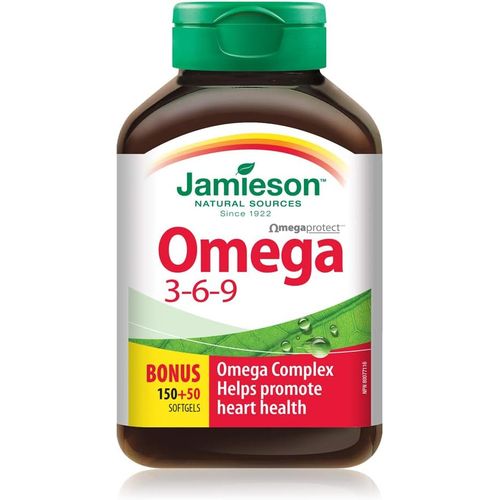 Jamieson Nature's Finest Omega 3-6-9, 200 Capsules