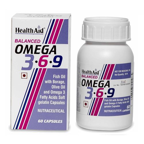 Health Aid Omega 3.6.9 (Balanced) - 60 Capsules