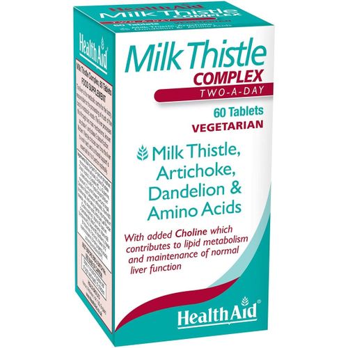 Health Aid Milk Thistle Complex 60 Vegetarian Tablets