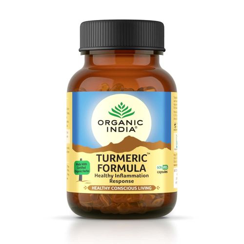 Organic India Turmeric  Strong Anti-inflammatory  60 Capsules