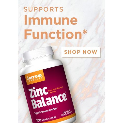 Jarrow Formulas Zinc Balance 15 Mg - 100 Veggie Caps - Immune Support - 100 Count