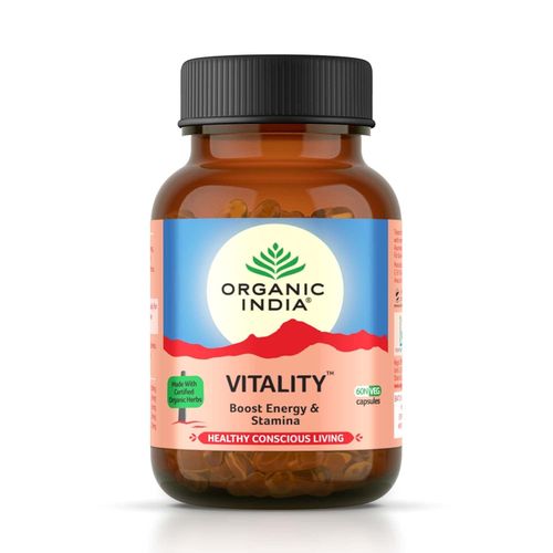 Organic India Vitality Capsules (60 Veg Capsules)