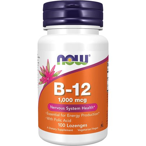 Now Foods Vitamin B-12, 1000 Mcg, 100 Lozenges