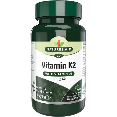 Natures Aid Vitamin K2 MenaQ7 (with Vitamin D3)