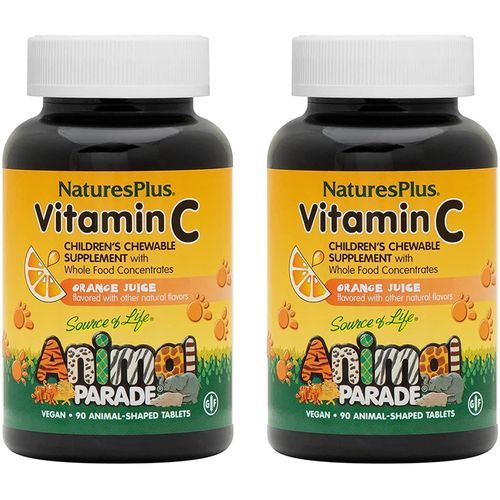 Nature Animal Parade Vitamin C Children's Chewable - Natural Orange Juice Flavor