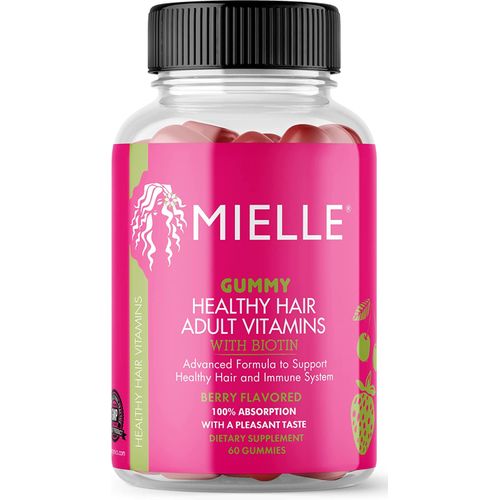 Mielle Organics Adult Healthy Hair Formula Gummy Vitamins With Biotin