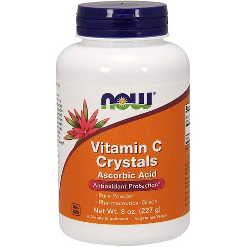 Now VITAMIN C CRYSTALS - ASCORBIC ACID 227GM