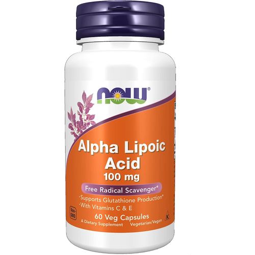 Now Alpha Lipoic Acid 100 Mg With Vitamins C & E, Free Radical Scavenger*, 120 Veg Capsules