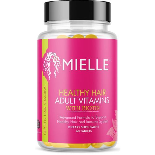 Mielle Organics Adult Healthy Hair Formula Vitamins With Biotin,Capsule,Tablet, 60 Count