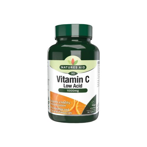 Natures Aid Vitamin C - Time Release With Citrus Bioflavanoids +ROSEHIPS