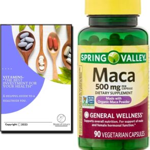 Spring valley Maca Root Suppliment for Men and Women - 500 mg, 90 Capsules