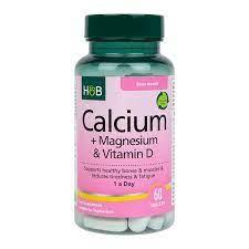 Holland & Barrett Calcium + Magnesium & +Vitamin D 60 Tablets