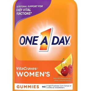 One A Day Women’s Multivitamin Gummies, Multivitamin For Women with Vitamin A, C, D, E and Zinc for Immune Health Support Calcium & more, 170 count