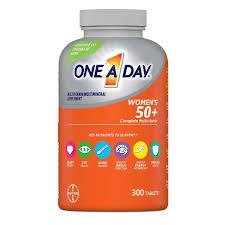 One A Day Women's 50+ Healthy Advantage complete Multivitamin 300 Tablets