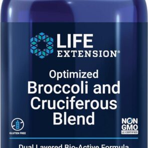 Life Extension Optimized Broccoli & Cruciferous Blend – Broccoli Seed, Rosemary, Cabbage Extract Green Vegetable Food Supplement - Gluten-Free, Non-GMO, Vegetarian – 30 Tablets