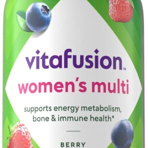 Vitafusion Womens Multivitamin Gummies, Berry Flavored Daily Vitamins for Women With Vitamins A, C, D, E, B-6 and B-12 150 count