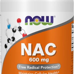 Now NAC (N-Acetyl Cysteine) 600 mg with Selenium, 250 Veg Capsules