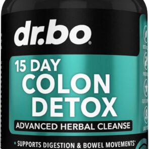 Dr. Bo Cleanser Detox for Weight Flush - 15 Day Intestinal Cleanses capsules & Probiotic - Fast Natural Laxative for Constipation Relief